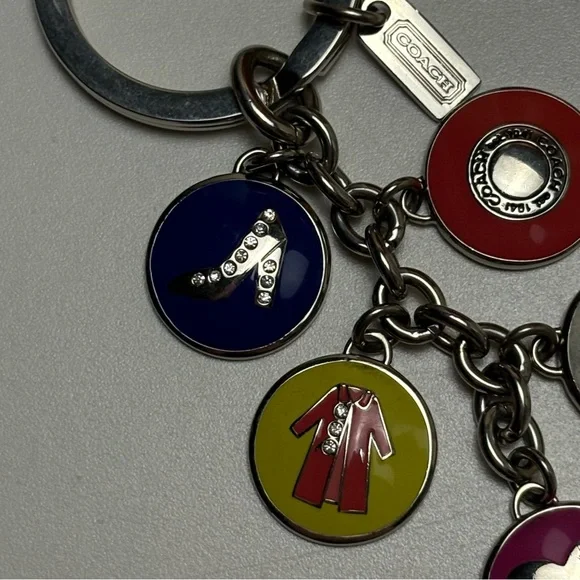 Coach Colorful Charm Keychain - Picture 4 of 8